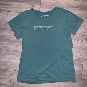 Green Dutch Bros tee